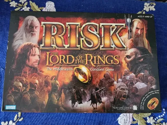 Risk: The Lord of the Rings Board Game Jogo de tabuleiro importado inglês