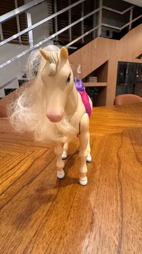 Cavalo Da Barbie Tawny Mecânico Vintage Mattel - Funcionando
