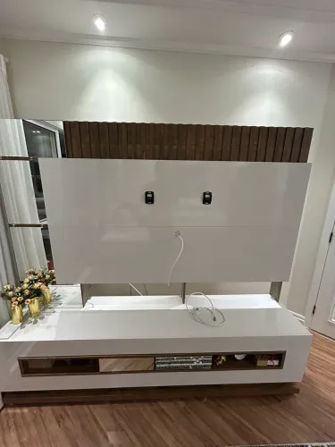 Rack com painel sala para TV até 65 polegadas
