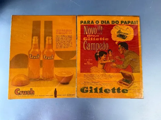 propaganda antiga crush e gillette