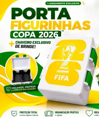 Caixa de figurinhas da Copa