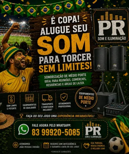 Som iluminação e estrutura