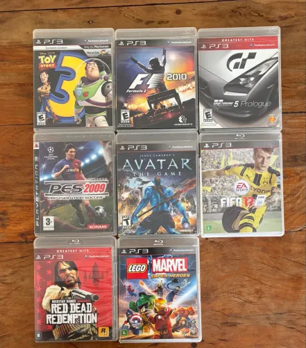 Lote de Jogos PS3 Originais - 8 títulos