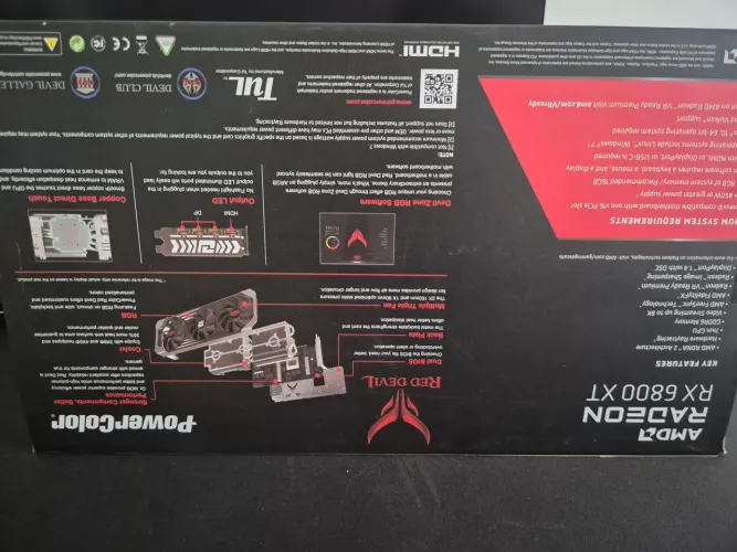 Placa de video rx 6800 xt red devil