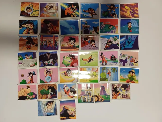 Figurinhas Dragon Ball Z 1 Ano 2000 (Autocolantes)