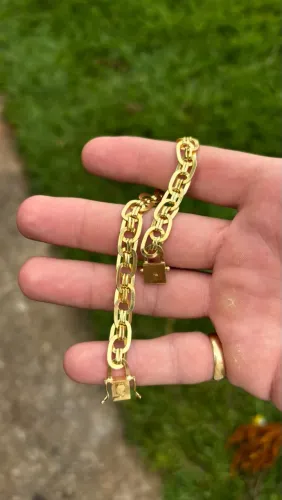 Pulseira de ouro 18k