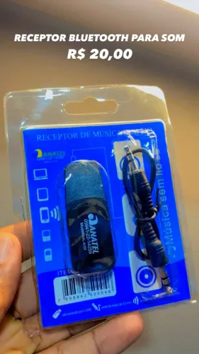 Receptor Bluetooth para som de carro