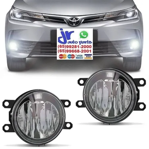 Par Farol de Milha Corolla 2014 2015 2016 2017 2018 2019 Auxiliar Neblina