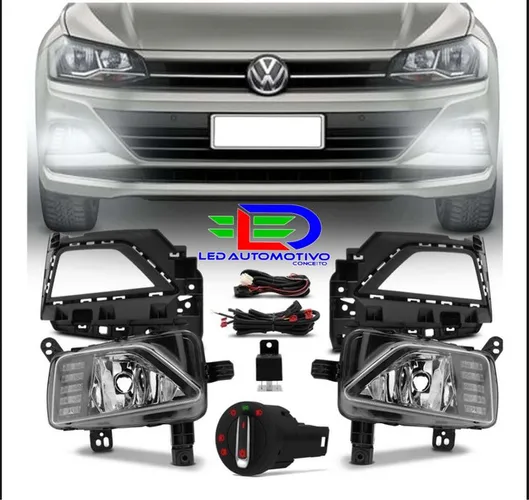 Farol de Neblina com ler DRL Polo ou Virtus novo