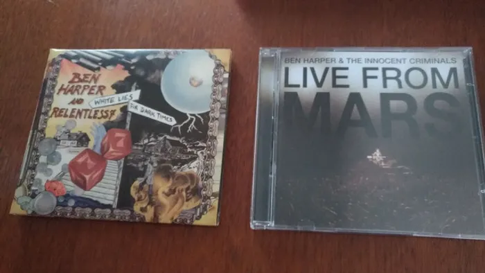 2 CDs Ben Harper Live from Mars e Relentless7