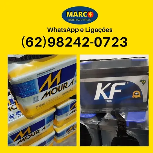 Bateria 60Ah Moura Golf Bateria 60Ah Heliar Gol