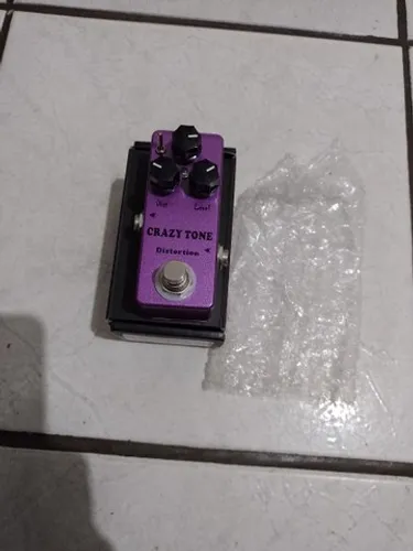 Pedal distortion Crazy tone para guitarra 