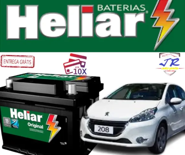 Bateria Heliar 60Ah 12v Automotivo
