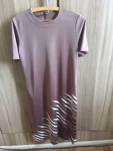Conjunto Vestido midi e cardigan aberto Vizard