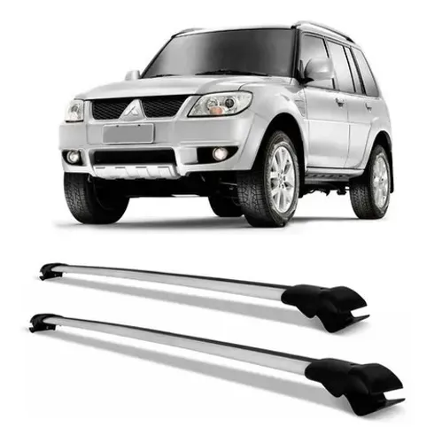 Travessa Teto Pajero TR4 - Projecar - Preto / Prata