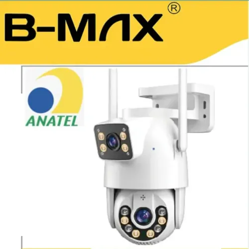 Câmera de segurança IP Wi-Fi 360° Inteligente B-Max BM-IP171 2 em 1 fixa + giratória