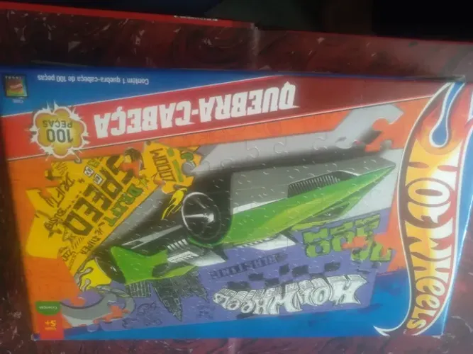 Jogo quebra cabeça,  Hot Wheels 