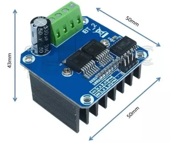 Ponte H 43a Bts7960 Ibt-2Módulo Driver Motor Dc Arduino Automação COD-AM530