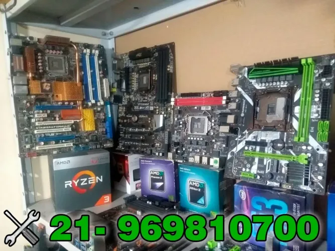 Conserto de placa mãe AM4 X99 AM5 1155 1151 1200 1700 1150