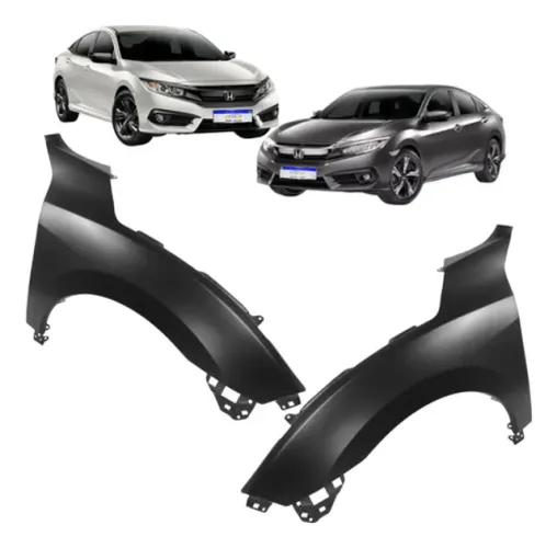Paralama Honda Civic G10 2017 2018 2019 2020 2021 Novo