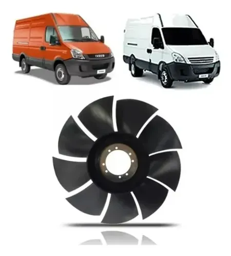 Hélice Do Radiador 9 Pás - Iveco Daily 2008 A 2018