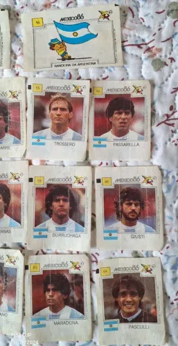Figurinhas Ping Pong México 86 Argentina