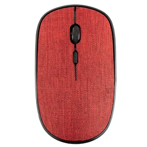 Mouse Sem Fio USB GT Colors em Tecido Red - WZetta