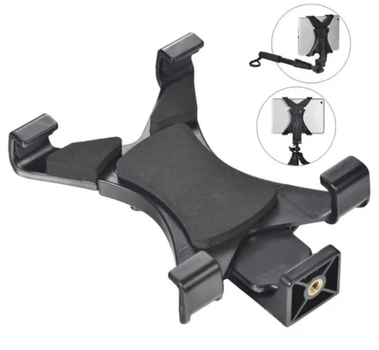 Suporte Adaptador De Celular Tablet para Tripe 2 em 1 com rosca 1/4 Universal