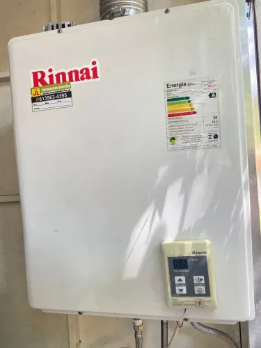 Aquecedor de água a gás Rinnai - Novo