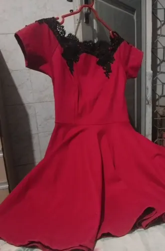 Vestido Limone vermelho 