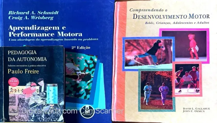 Livros: Aprendizagem Motora, Desenvolvimento Motor e Pedagogia