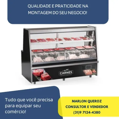 Balcão De Açougue Avícola Gelopar Linha Turino-220V Novo