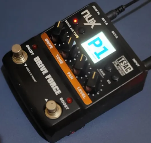 Nux Drive Force P1 - Pedal Multi-efeitos Para Guitarra 