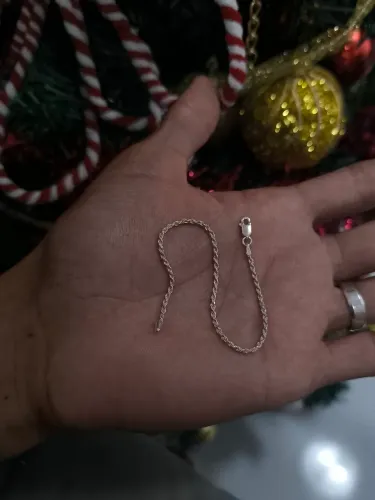 Pulseira de prata legítima cordão baiano, entrega em até 12 horas