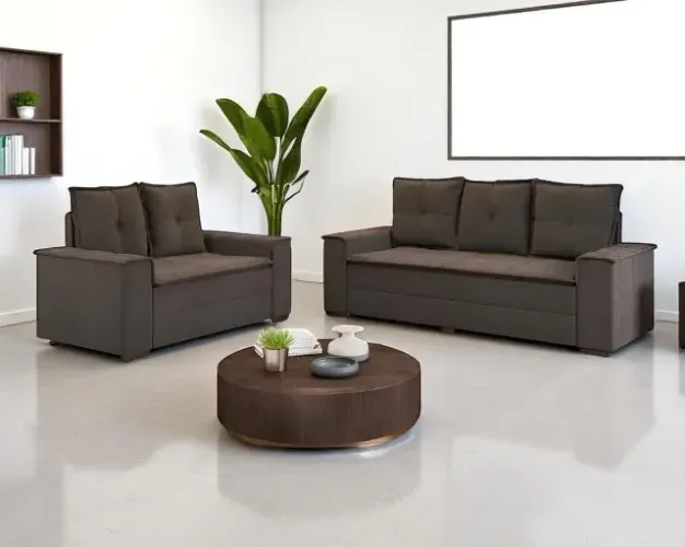 Sofá 2 e 3 lugares luxury  novo de fabrica