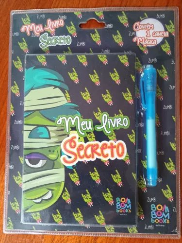 Livro secreto com 1 Caneta Mágica