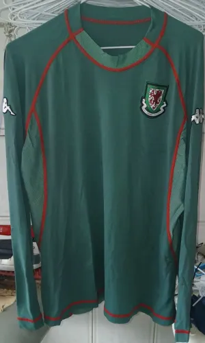 CAMISA GOLEIRO PAIS DE GALES 2004 KAPPA MADE IN ROMANIA FRETE GRATIS