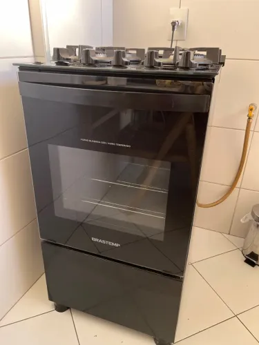 Fogão Brastemp com Forno e Vidro Temperado