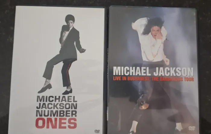 DVDs Michael Jackson - Number Ones e Live in Bucharest