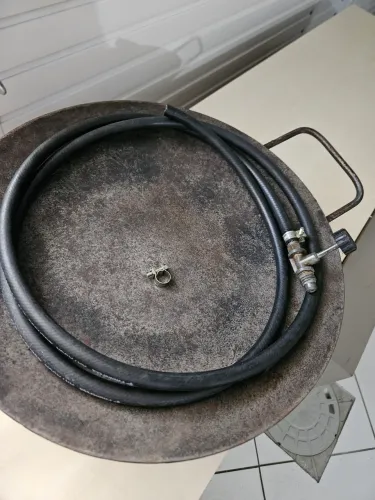 Disco de arado com fogareiro