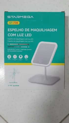 Espelho de maquiagem starmega st-739