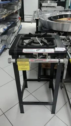 Fogão Indl 1 boca 30x30 Dupla em linha - Gastromaq - Sadi