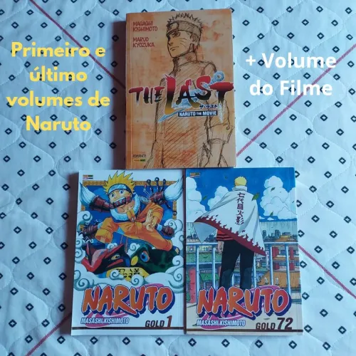 Coleção Naruto: Volumes 1 e 72 + Filme