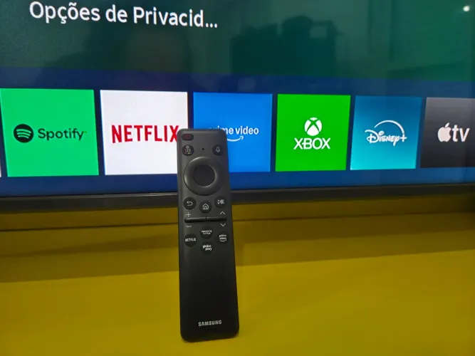 TTV QLED 50 Samsung slin com controle solar