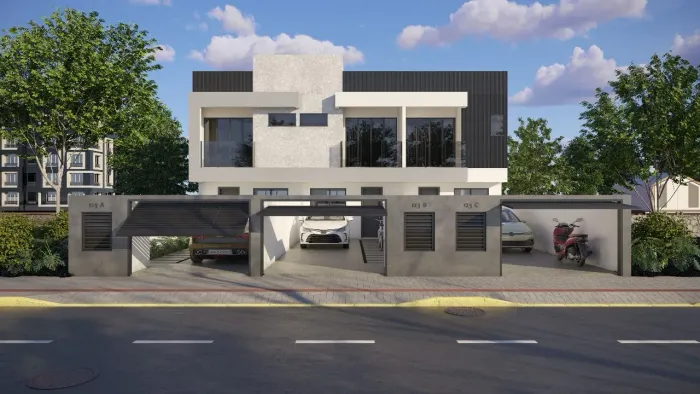 Sobrado para venda tem 86 metros quadrados com 2 quartos em Morretes - Itapema - SC