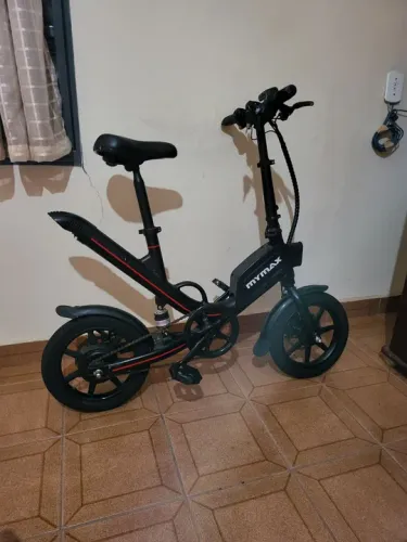Bicicleta Elétrica bike moto ciclomotor scooter Mymax 2 tipo freio discos com nova bateria