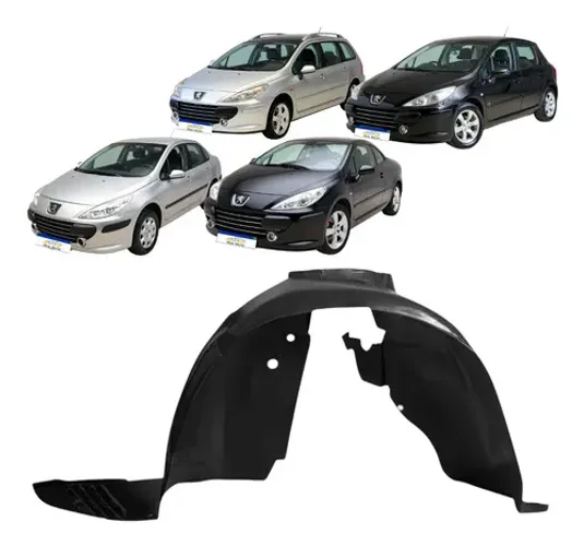 Parabarro Peugeot 307 2007 2008 2009 2010 2011 2012 Esquerdo