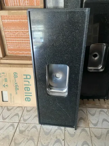 Pia Granito Preto São Gabriel 1,50m - Pronta Entrega