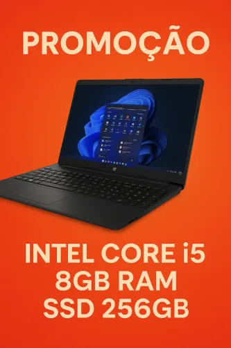 Notebook HP 250 G9 Core i5 12ª Geração SSD 256GB 8GB Novo Lacrado Vila Velha Loja Coimbra