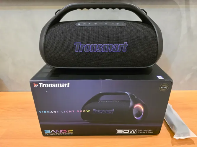 Tronsmart Caixa Som Bluetooth Bang 2 Alto-falante portátil sem fio Bluetooth com 90 W JBL